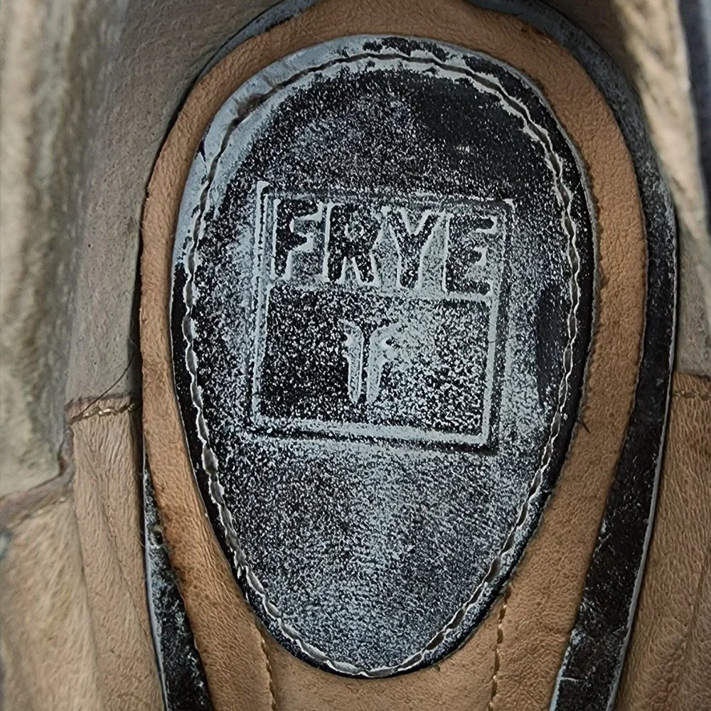 Frye Ankle Boots with Green Laces - Picture 6 of 7